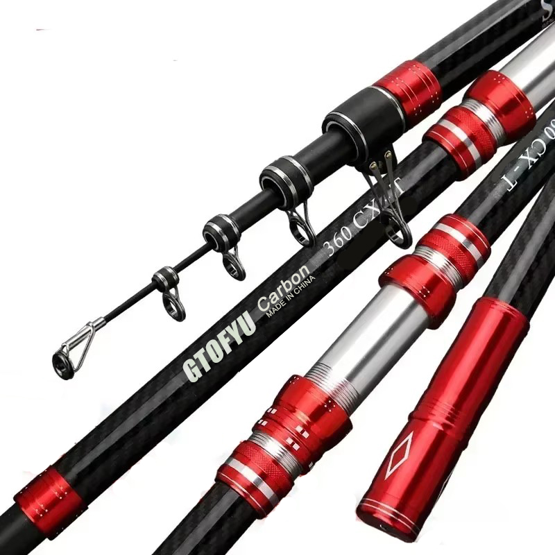 Fishing Rod Surf - Canne à pêche télescopique 2,7m 3,0m