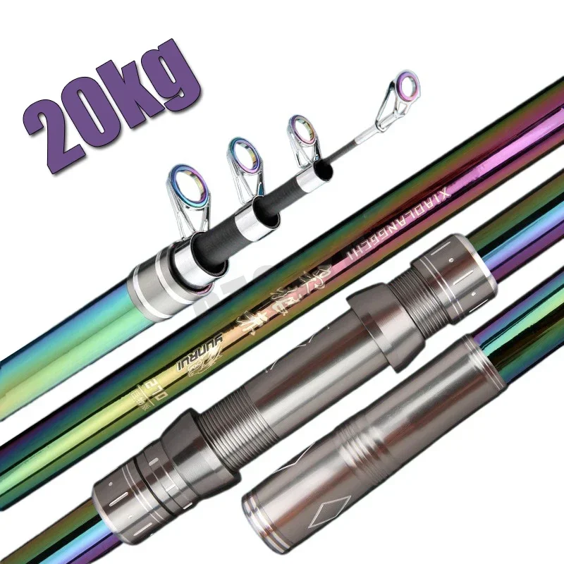 Fishing Rod Surf - Canne à pêche télescopique 2,1m-4,5m en