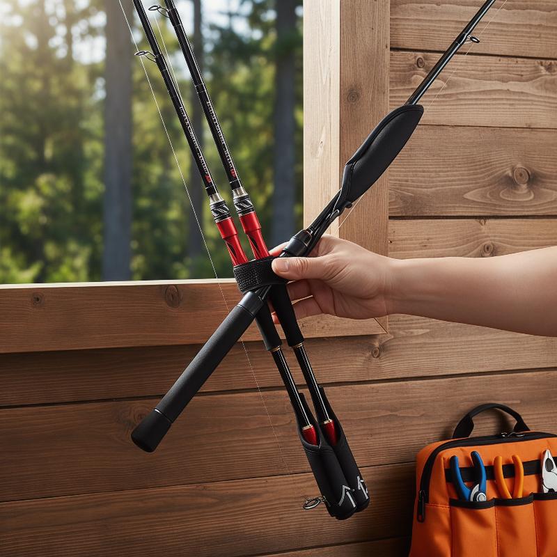 Fishing Rod Combo - Sangle de transport réglable pour canne