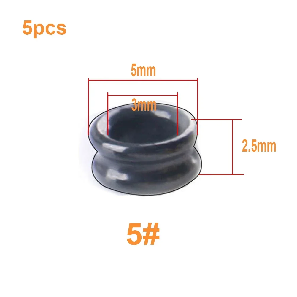 Fishing Rod Repair Kit - 5x Anneaux de guidage de canne