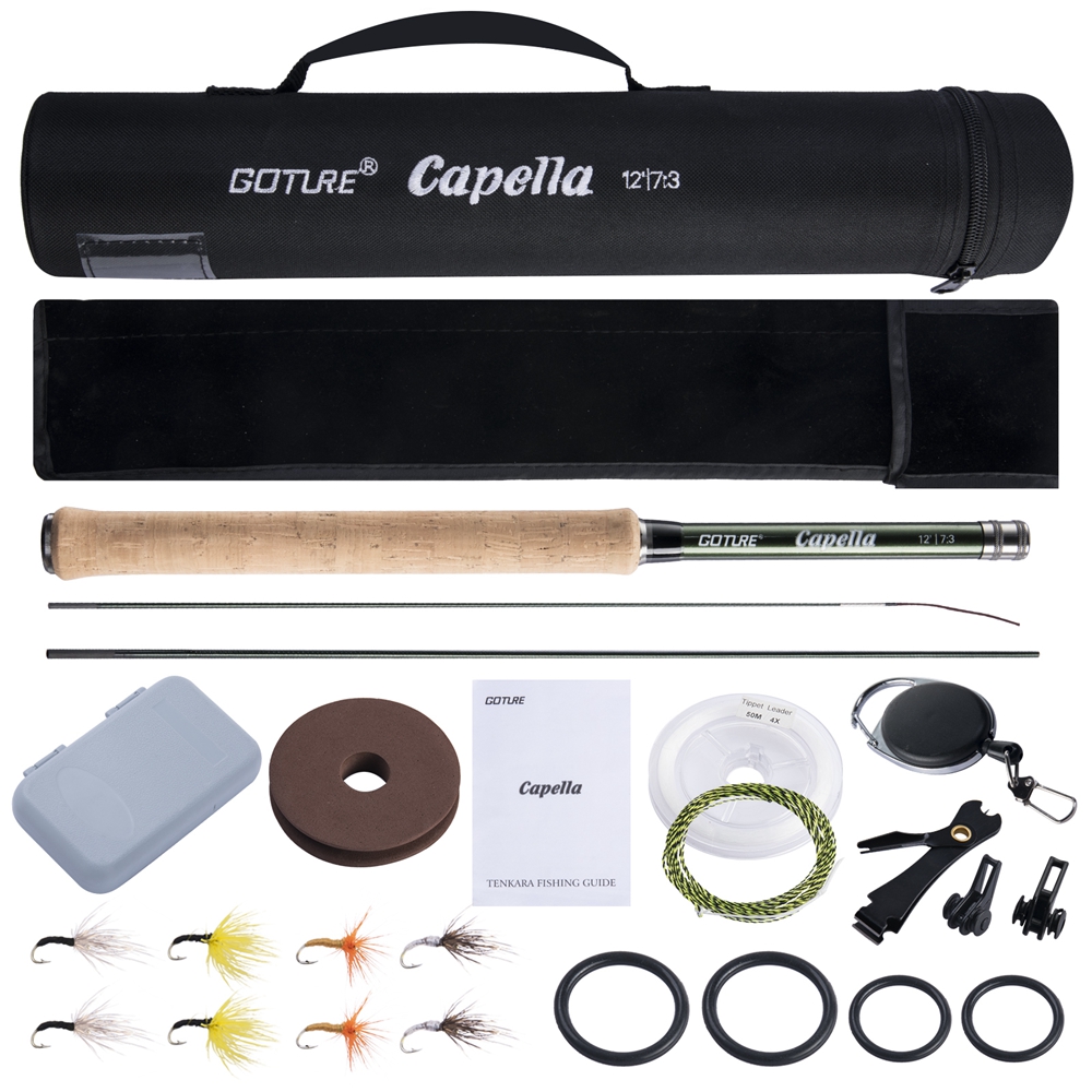 Fishing Rod Carbon Fiber - Goture Tenkara canne à pêche à