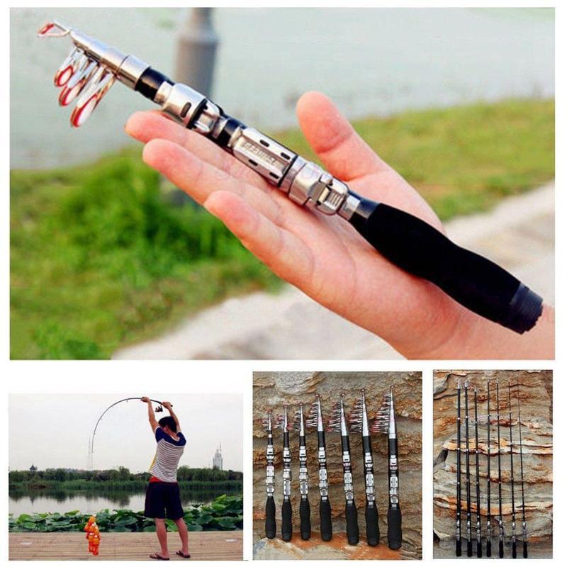 Fishing Rod Travel - Canne à pêche télescopique réglable de