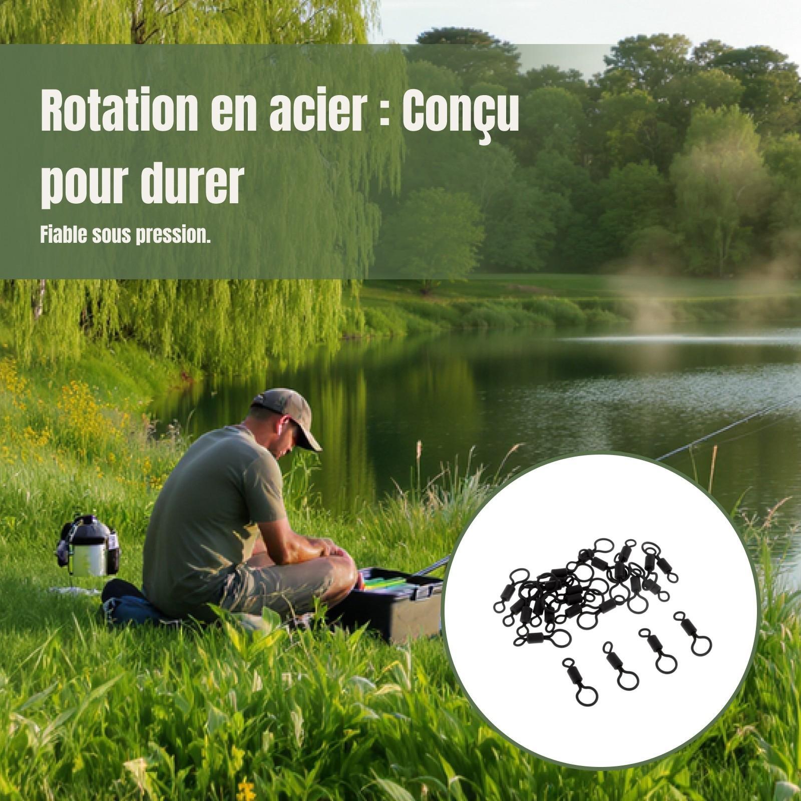 Émerillons de pêche rotatifs n - Fishing Rod Spinning avis et prix