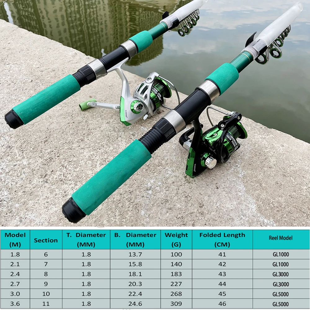 Ensemble de poteau de voyage p - Fishing Rod Combo avis et prix