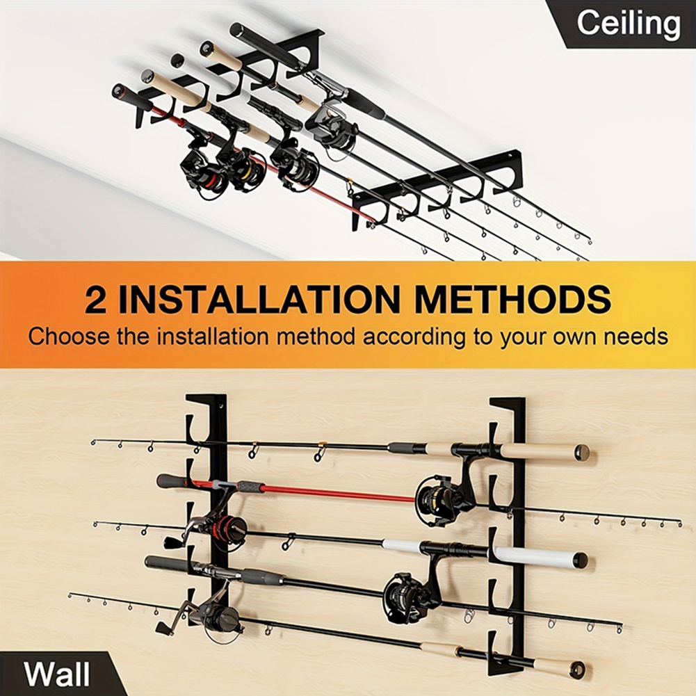 Support mural/plafond pour can - Fishing Rod Rack avis et prix