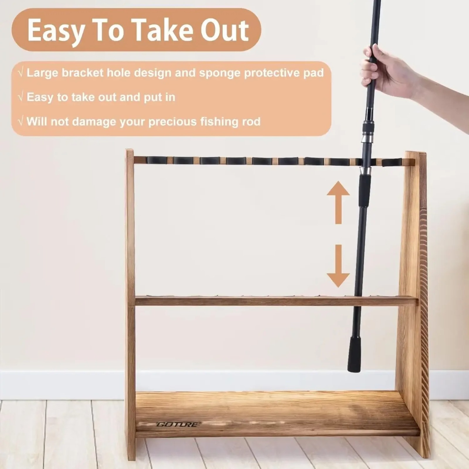 Support de cannes à pêche Gotu - Fishing Rod Rack avis et prix