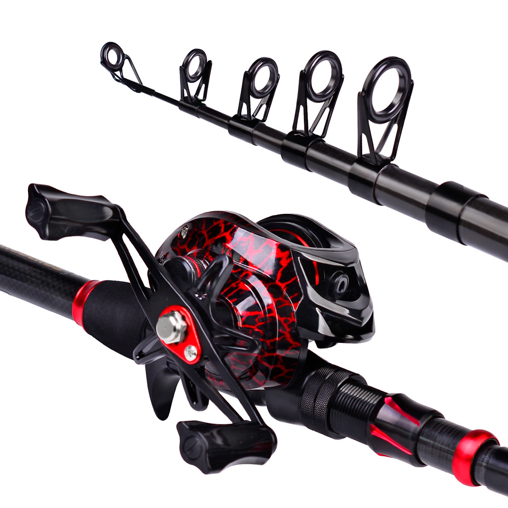 Kit complet de canne à pêche e - Fishing Rod Carbon Fiber avis et prix