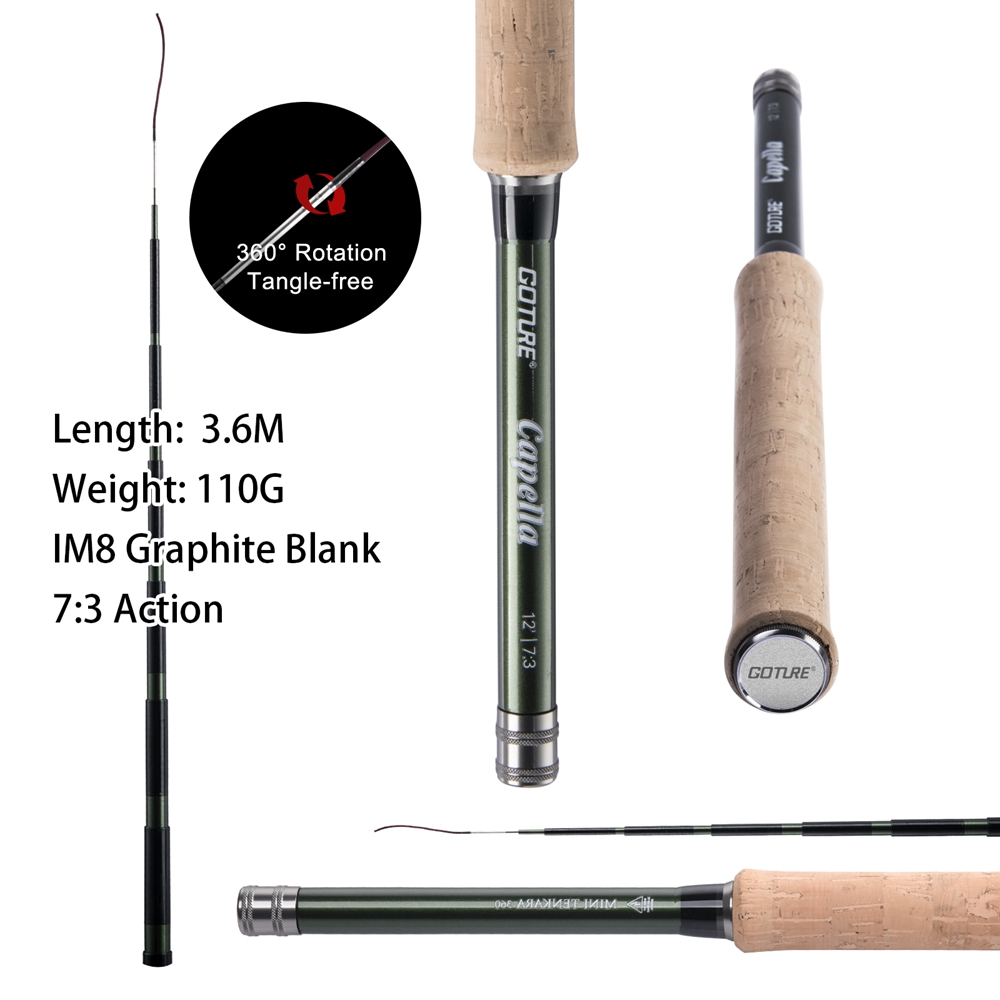 Goture Tenkara canne à pêche à - Fishing Rod Carbon Fiber avis et prix
