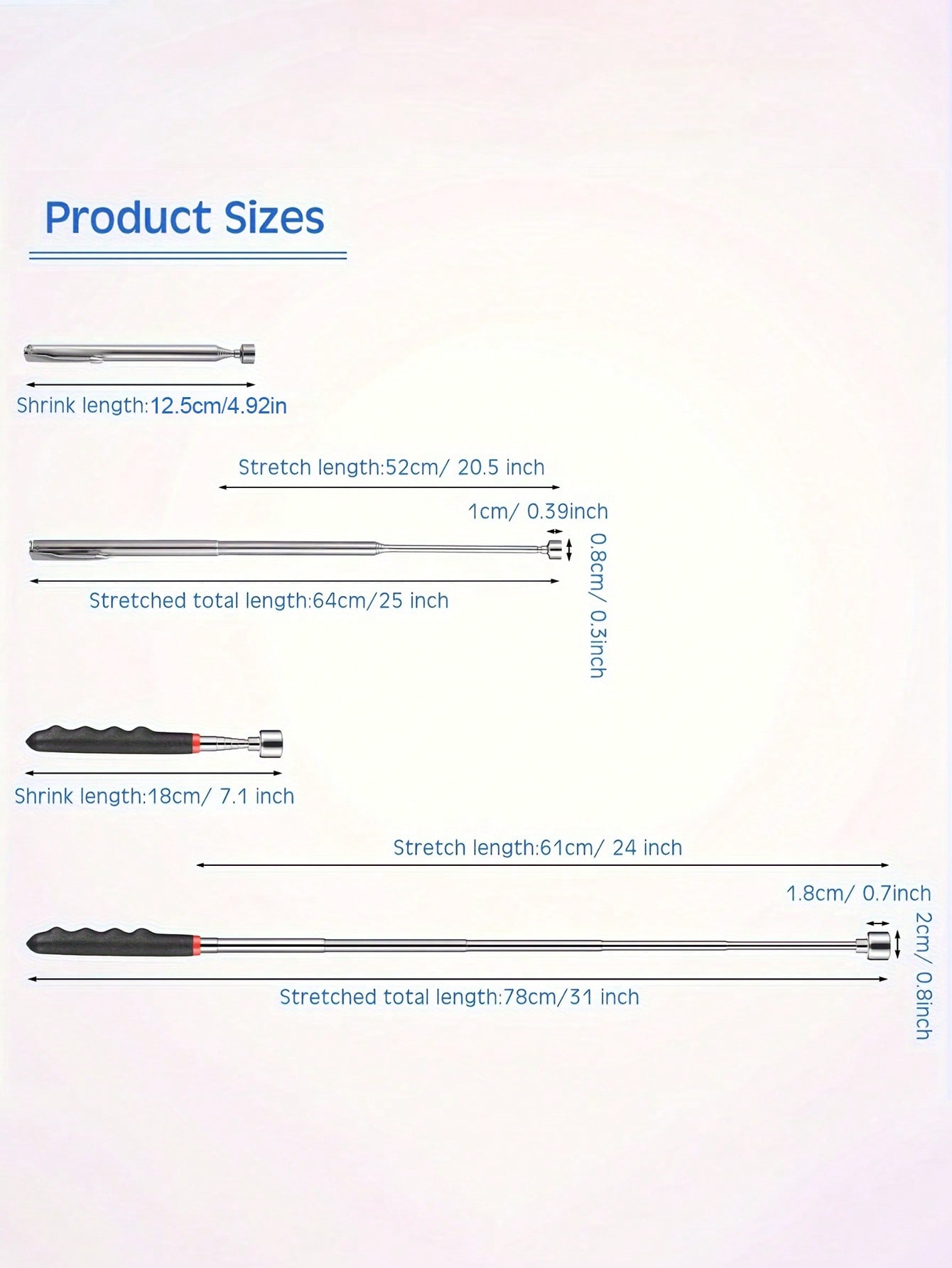Outil de ramassage magnétique  - Fishing Rod Telescopic avis et prix