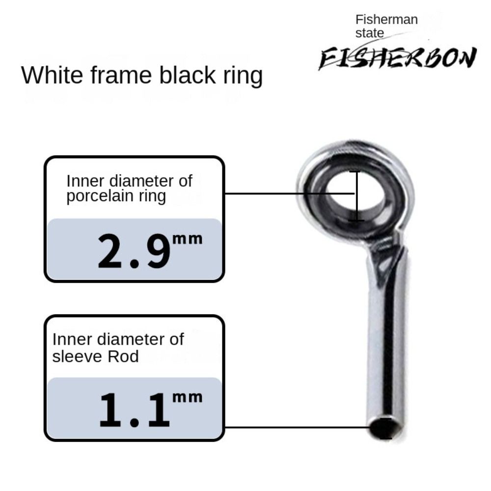 Nouveau joint torique canne à  - Fishing Rod Guide Replacement avis et prix