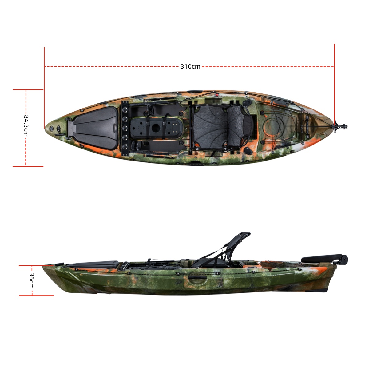 Grande trappe de rangement pou - Fishing Rod Boat avis et prix