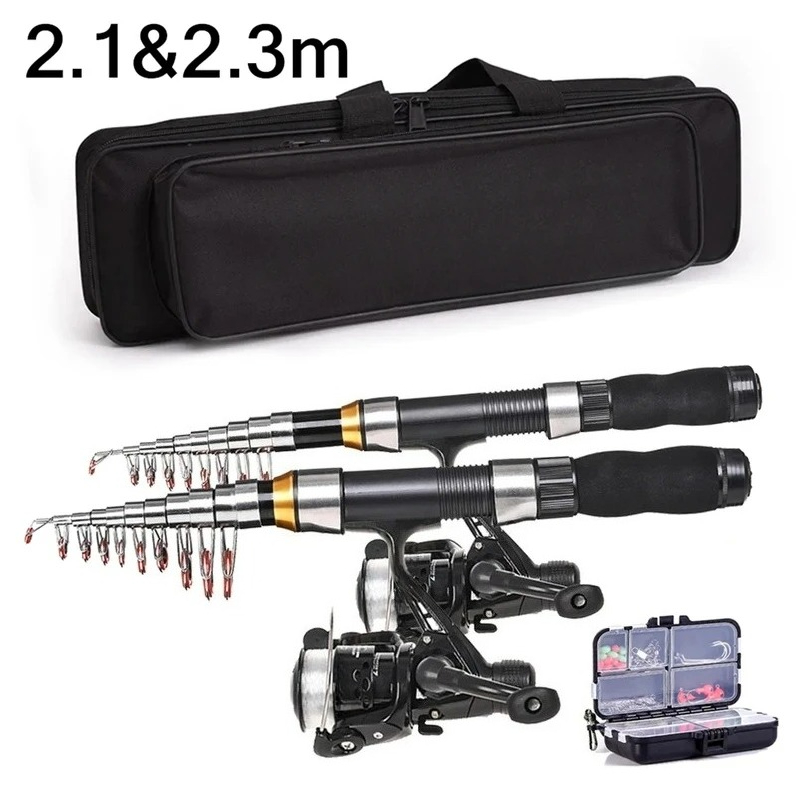BRAVMAK 2.1/2.3 mTelescopique  - Fishing Rod Carbon Fiber avis et prix