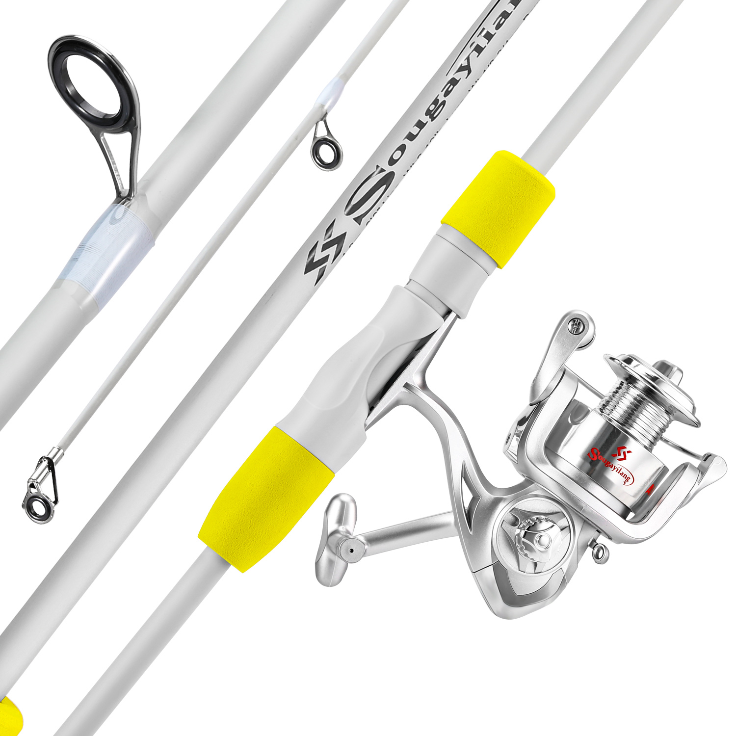 Sougayilang 2 sections canne à - Fishing Rod Carbon Fiber avis et prix