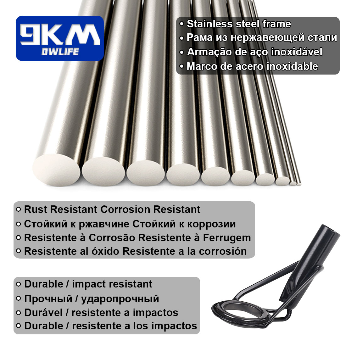 Kit de réparation de Guides de - Fishing Rod Tip Replacement avis et prix