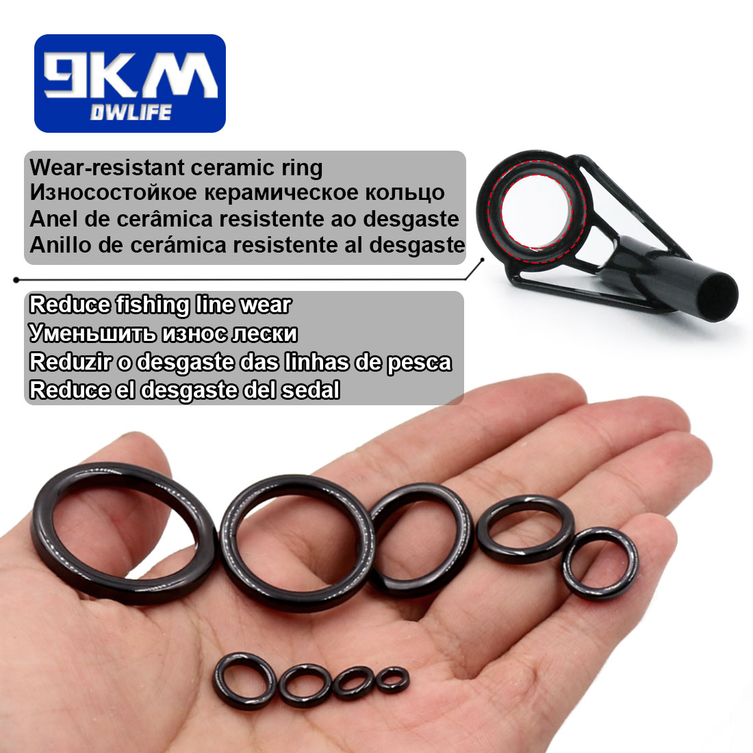 Kit de réparation de Guides de - Fishing Rod Tip Replacement avis et prix
