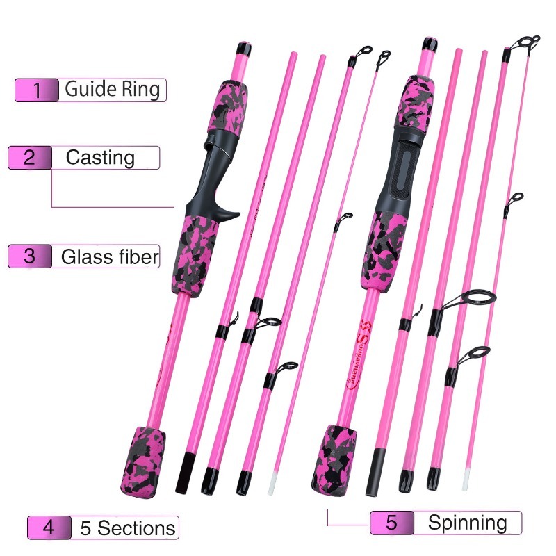 Sougayilang 5 sections cannes  - Fishing Rod Carbon Fiber avis et prix